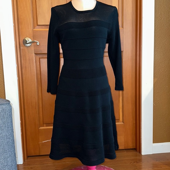 Vince Camuto Fit Flare Sweater Dress - Picture 1 of 5